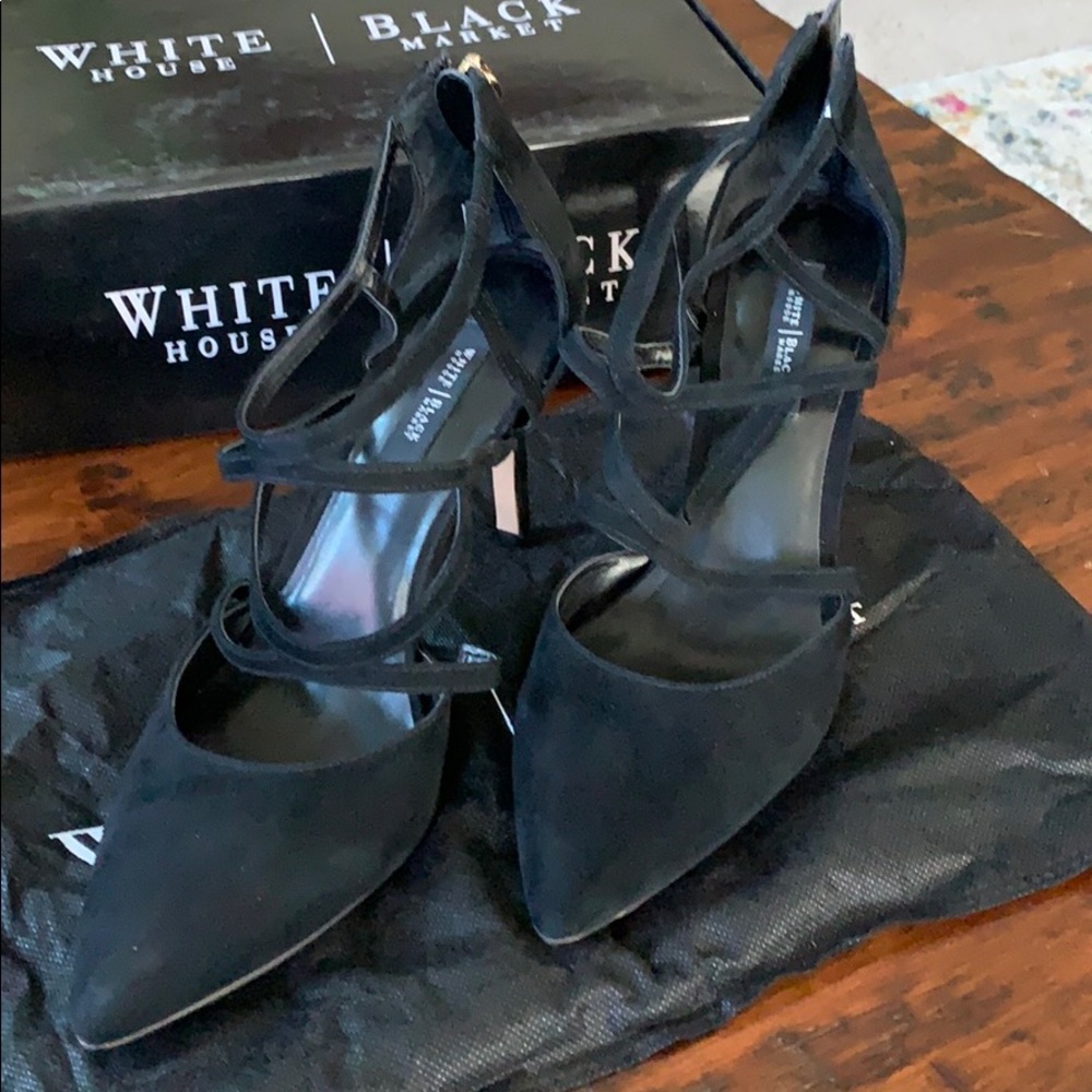 White House Black Market Suade Heel